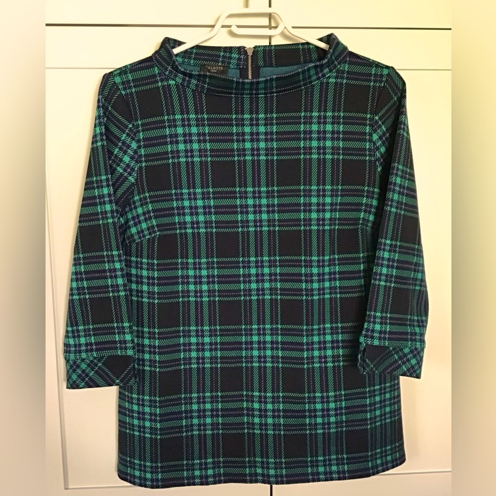 TALBOTS new boat neck top.